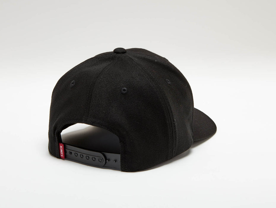 Kimes Ranch Unisex Premium Denim Black Wool Baseball Cap Hat