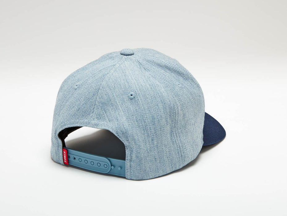 Kimes Ranch Unisex Premium Denim Blue Heather Wool Baseball Cap Hat