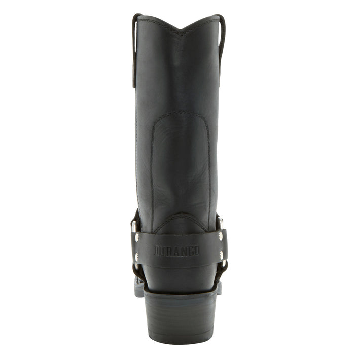 Durango Womens Black Leather Fashion Strider Motorcycle Boots