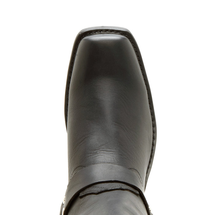 Durango Womens Black Leather Fashion Strider Motorcycle Boots