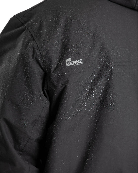 Berne Apparel Mens Coastline WP Insulated Black 100% Nylon Softshell Jacket