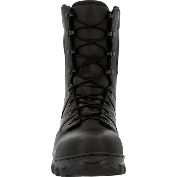 Rocky Womens Black Leather Code Red Rescue CT Firefighter Boots