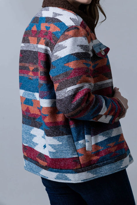 Kimes Ranch Womens Red Rocks Mid Blue 100% Polyester Jacket