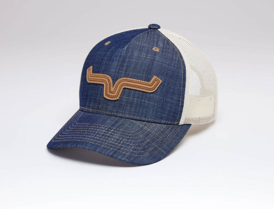 Kimes Ranch Unisex Roped Lp Denim Cotton Twill Trucker Cap