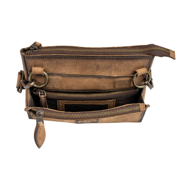 STS Ranchwear Womens Baroness Basic Bliss Lily Veg-Tan Leather Crossbody Bag