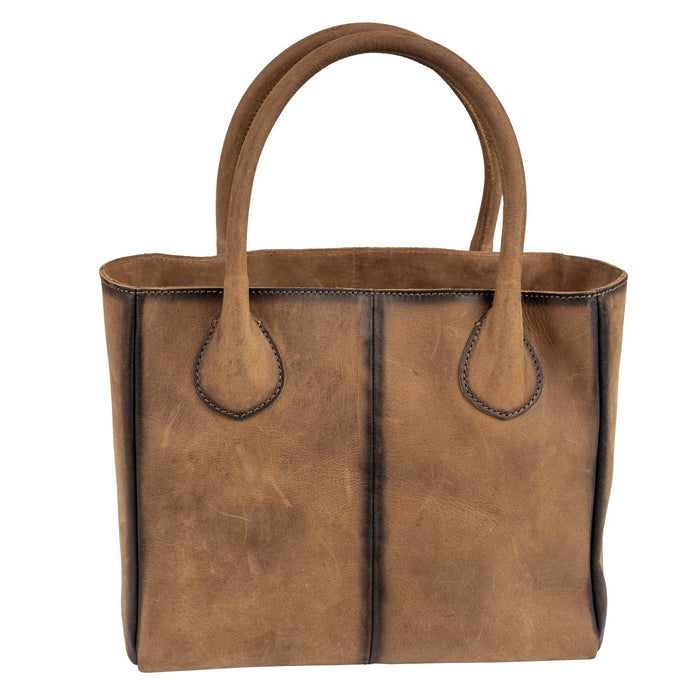 STS Ranchwear Womens Baroness Basic Bliss Veg-Tan Leather Satchel Bag