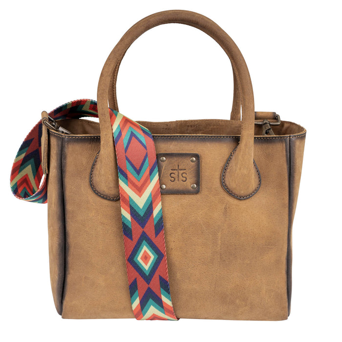 STS Ranchwear Womens Baroness Basic Bliss Veg-Tan Leather Satchel Bag