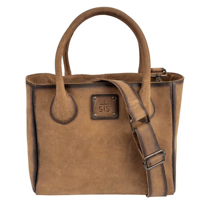 STS Ranchwear Womens Baroness Basic Bliss Veg-Tan Leather Satchel Bag