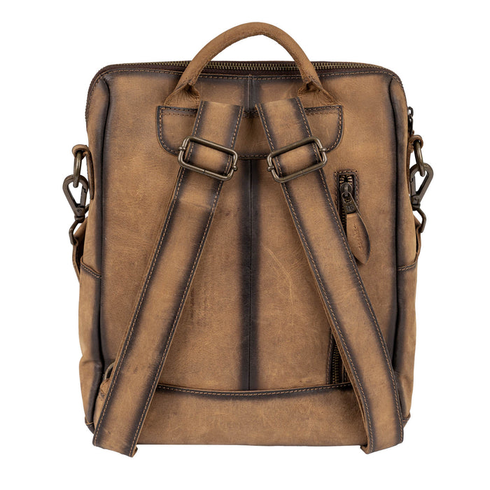 STS Ranchwear Womens Baroness Basic Bliss Veg-Tan Leather Backpack