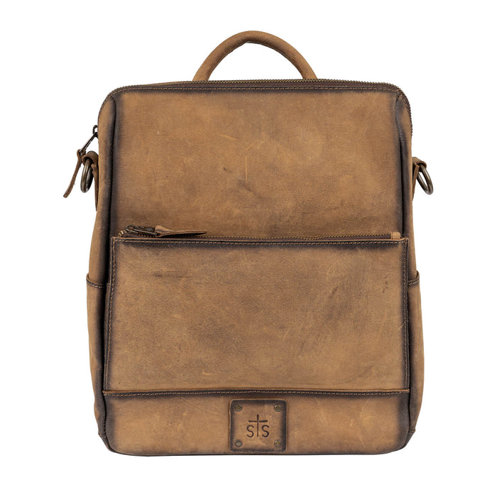 STS Ranchwear Womens Baroness Basic Bliss Veg-Tan Leather Backpack