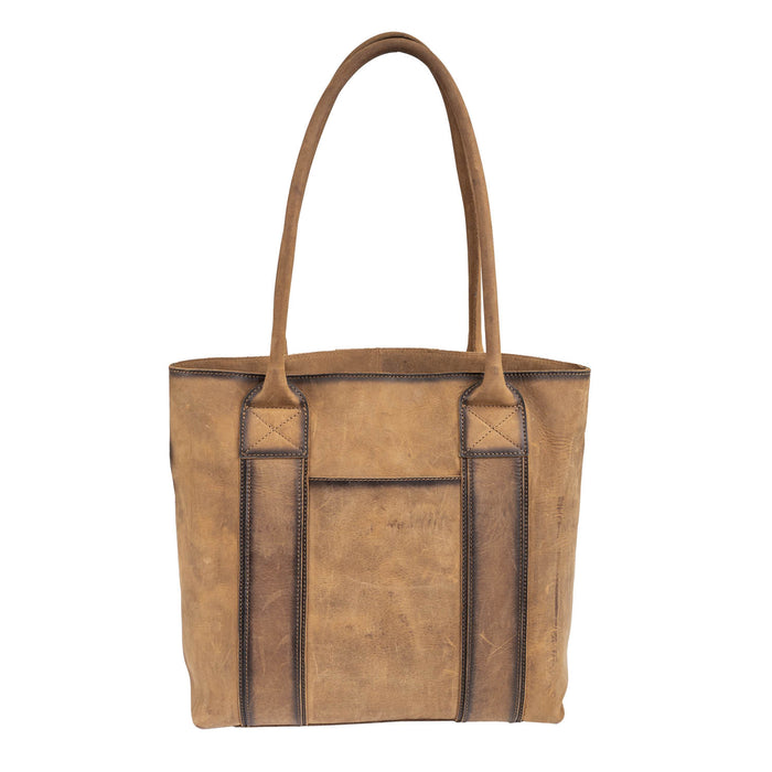 STS Ranchwear Womens Baroness Basic Bliss Veg-Tan Leather Tote Bag