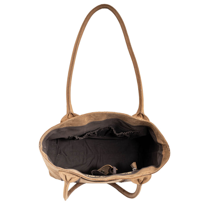 STS Ranchwear Womens Baroness Basic Bliss Veg-Tan Leather Tote Bag