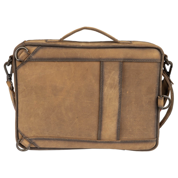 STS Ranchwear Womens Baroness Basic Bliss Shiloh Messenger Tan Leather Backpack