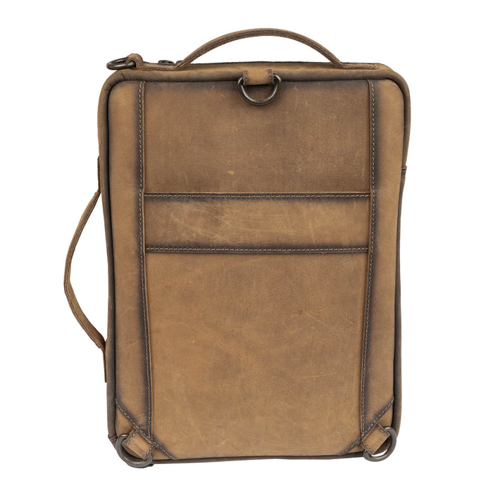 STS Ranchwear Womens Baroness Basic Bliss Shiloh Messenger Tan Leather Backpack