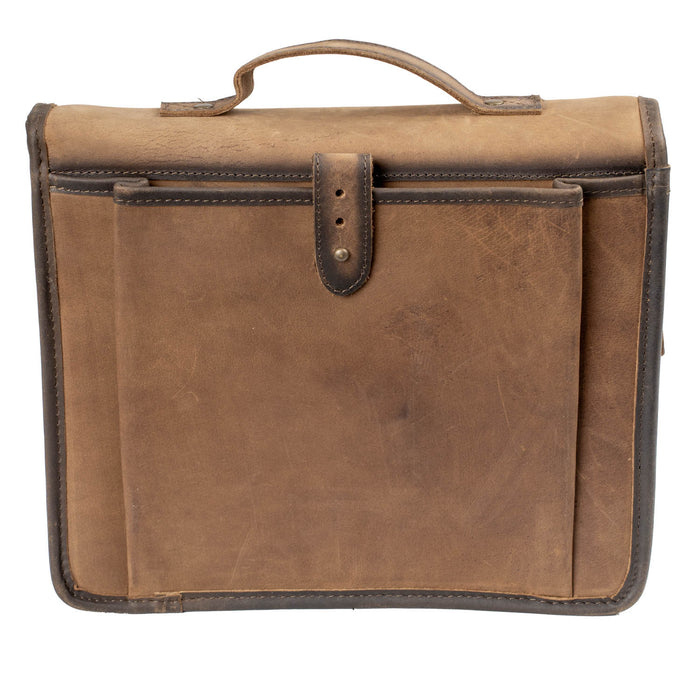 STS Ranchwear Mens Foreman Truck Veg-Tan Leather Zip Organizer