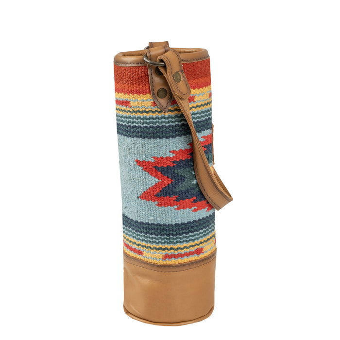 STS Ranchwear Womens Chaynee Valley Single Wine Serape Leather Tote Bag