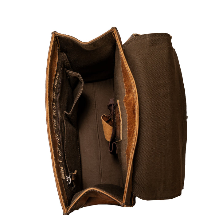 STS Ranchwear Womens Vaquero Remi Convertible Cowhide/Tan Leather Backpack