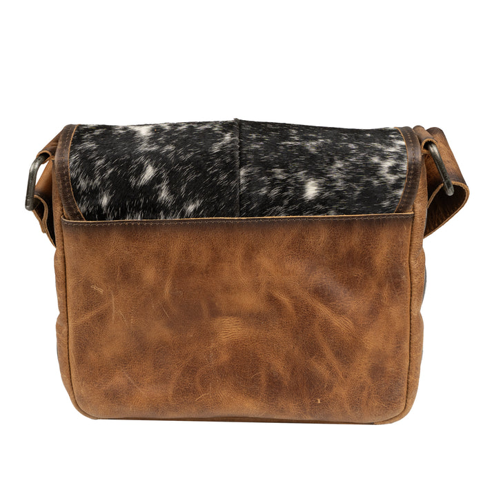 STS Ranchwear Womens Vaquero Della Cowhide/Tan Leather Crossbody Bag