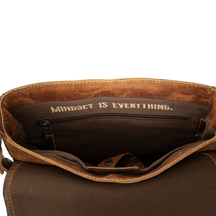 STS Ranchwear Womens Vaquero Della Cowhide/Tan Leather Crossbody Bag