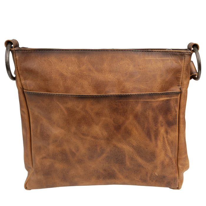 STS Ranchwear Womens Vaquero Olivia Cowhide/Tan Leather Crossbody Bag
