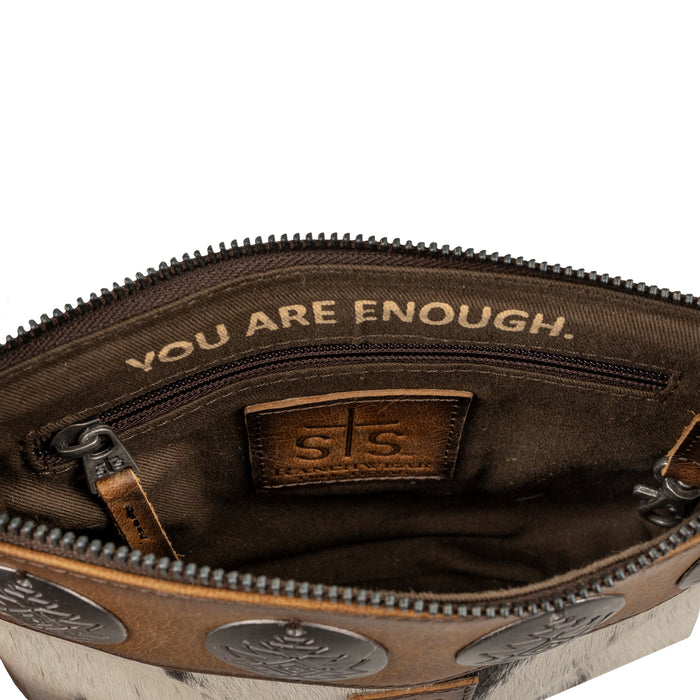 STS Ranchwear Womens Vaquero Grace Cowhide/Tan Leather Crossbody Bag