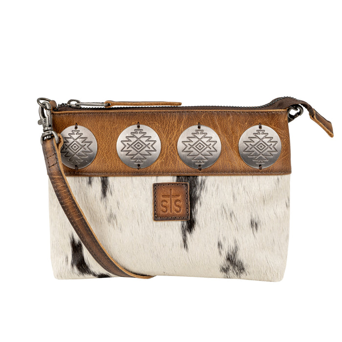 STS Ranchwear Womens Vaquero Grace Cowhide/Tan Leather Crossbody Bag