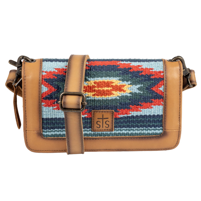 STS Ranchwear Womens Chaynee Valley Evie Serape Leather Zip Organizer