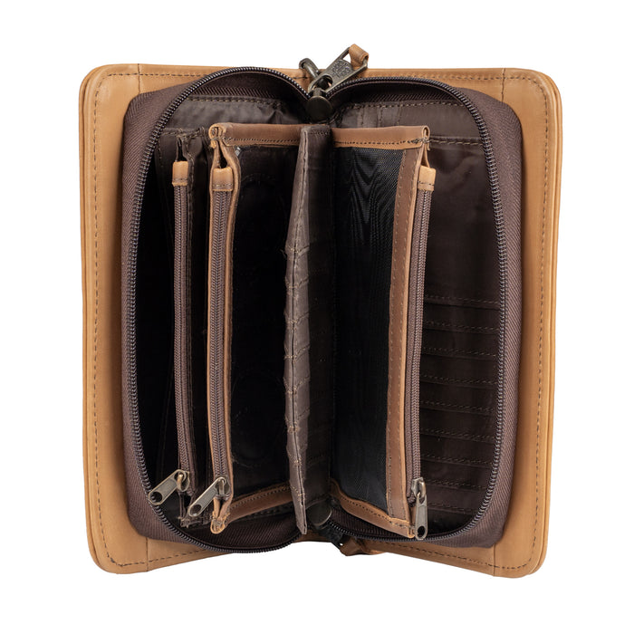 STS Ranchwear Womens Chaynee Valley Evie Serape Leather Zip Organizer