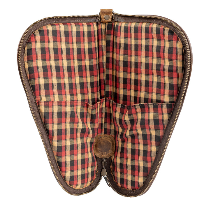 STS Ranchwear Unisex Tucson Pistol Case Rich Tan Leather Pistol Case