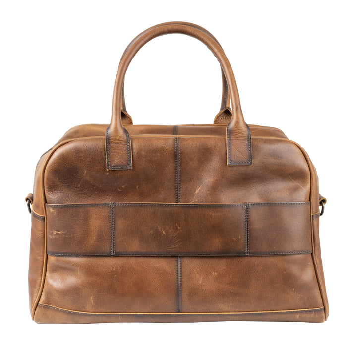STS Ranchwear Unisex Tucson Rich Tan Leather Carry-On Bag