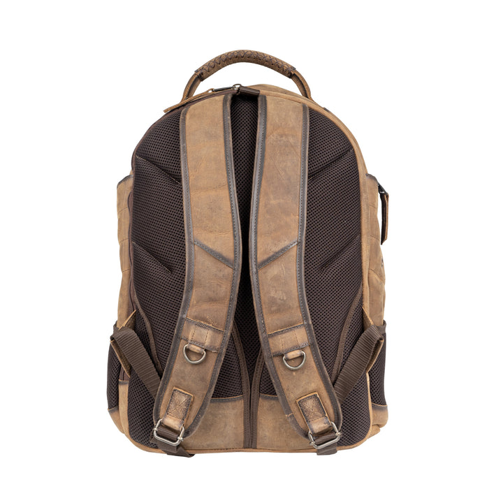 STS Ranchwear Mens Foreman Theo Veg-Tan Leather Backpack
