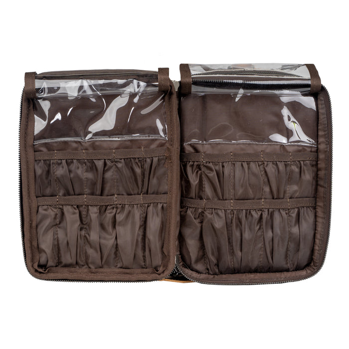 STS Ranchwear Womens Vaquero Glamour Bag Cowhide/Tan Leather Makeup Case