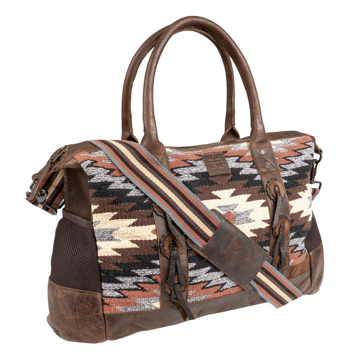 STS Ranchwear Womens Guadalupe Serape Amelia Multi-Color Leather Tote Bag