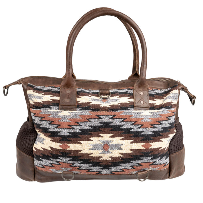 STS Ranchwear Womens Guadalupe Serape Amelia Multi-Color Leather Tote Bag