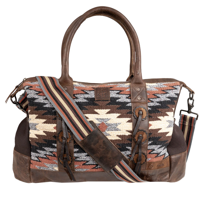 STS Ranchwear Womens Guadalupe Serape Amelia Multi-Color Leather Tote Bag