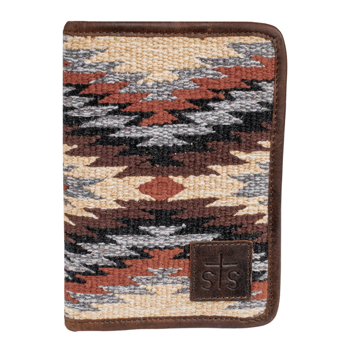 STS Ranchwear Womens Guadalupe Serape Magnet Multi Leather Checkbook Wallet