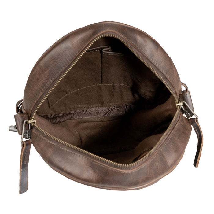 STS Ranchwear Womens Guadalupe Serape Sage Multi-Color Leather Crossbody Bag