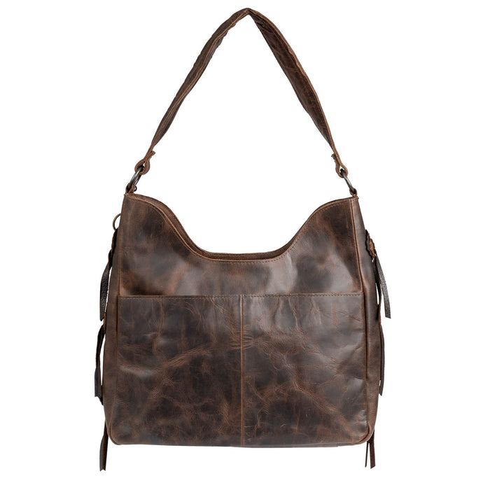 STS Ranchwear Womens Guadalupe Serape Hobo Multi-Color Leather Handbag Bag