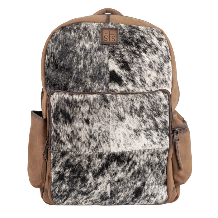 STS Ranchwear Unisex Cowhide Whitness Backpack Distressed Brown Leather Backpack