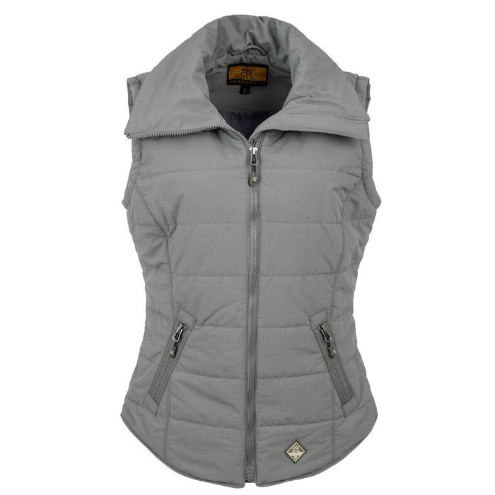 STS Ranchwear Womens Holly Sage 100% Polyester Softshell Vest