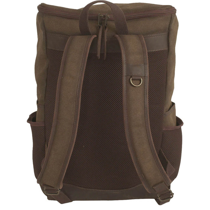 STS Ranchwear Unisex Trailblazer Big Hoss Tool Brown Canvas/Leather Backpack