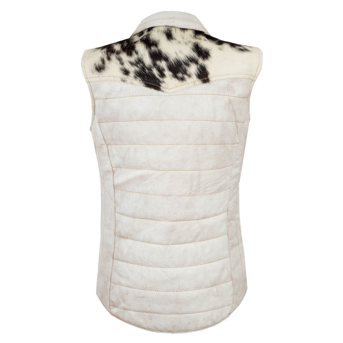 STS Ranchwear Womens Adalyn Cremello Leather Vest