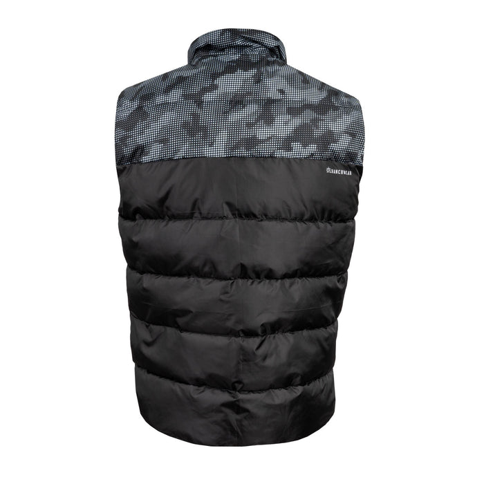 STS Ranchwear Mens Thermal Black/Multi Poly/Nylon Softshell Vest