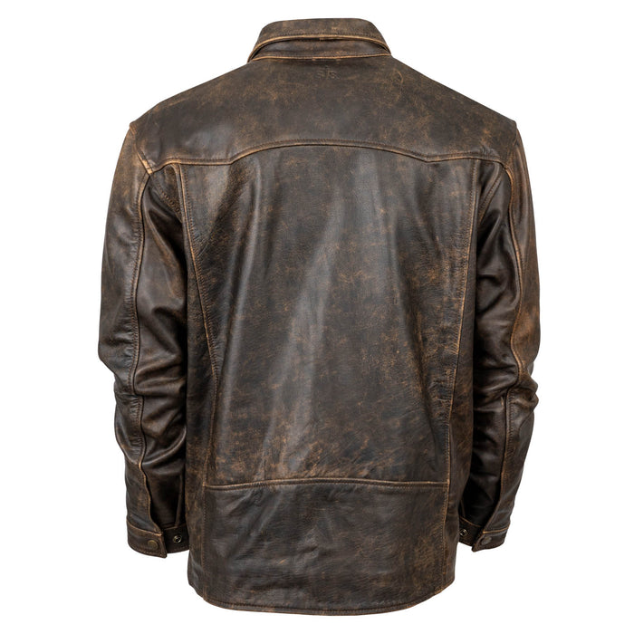 STS Ranchwear Mens Rancher Antique Bronze Leather Jacket
