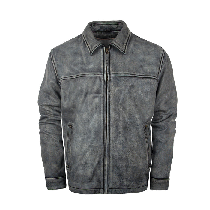 STS Ranchwear Youth Boys Rifleman Stone Wash Leather Leather Jacket