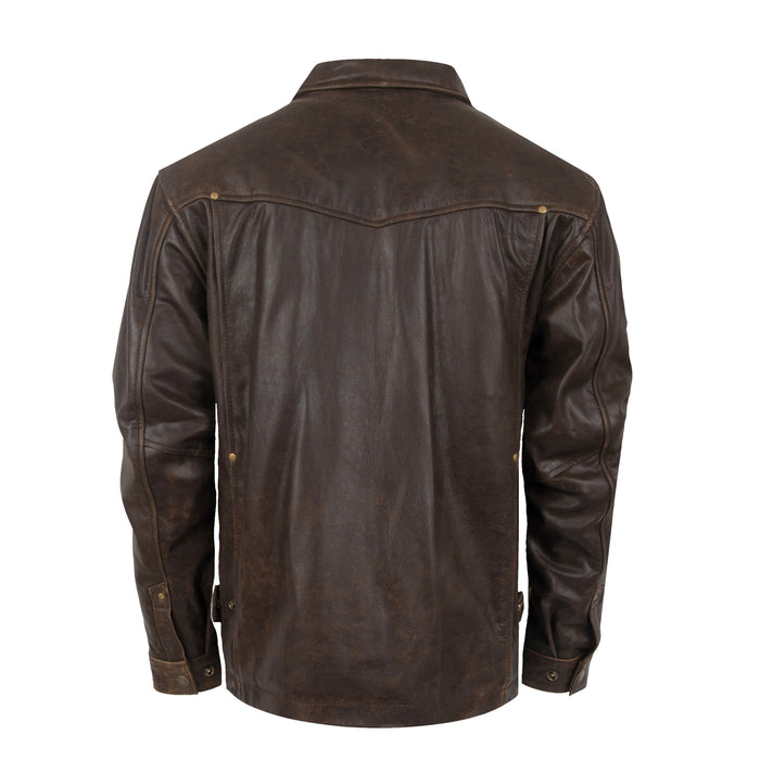 STS Ranchwear Youth Boys Rifleman Vintage Brown Leather Leather Jacket