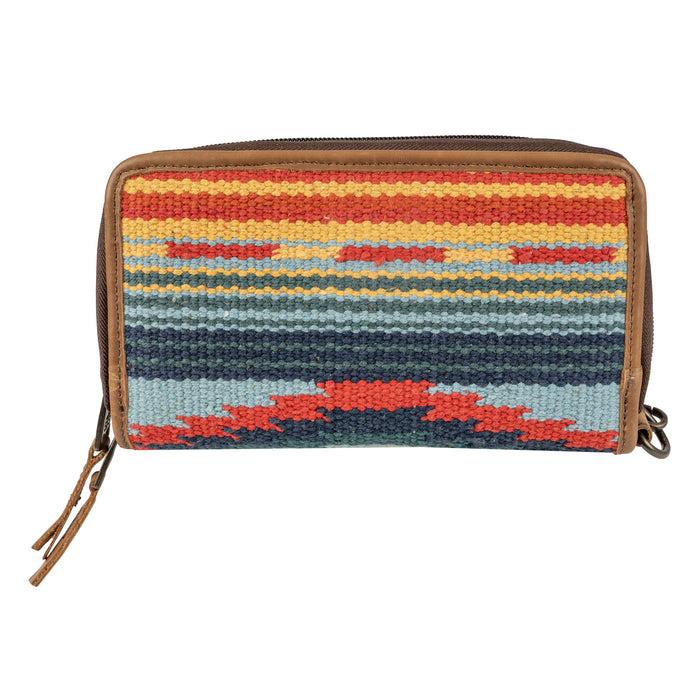 STS Ranchwear Womens Chaynee Valley Kacy Serape Leather Zip Around Wallet