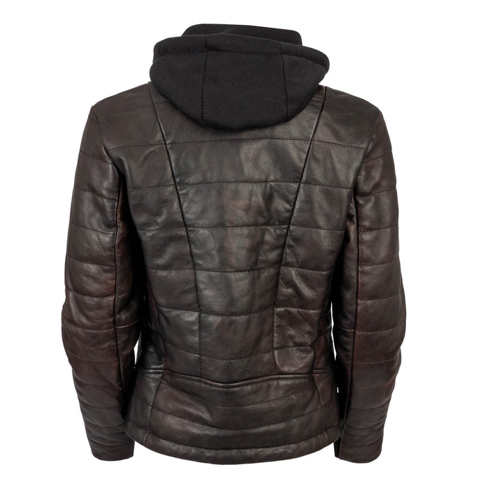 STS Ranchwear Womens Amberly Black Cherry Leather Jacket