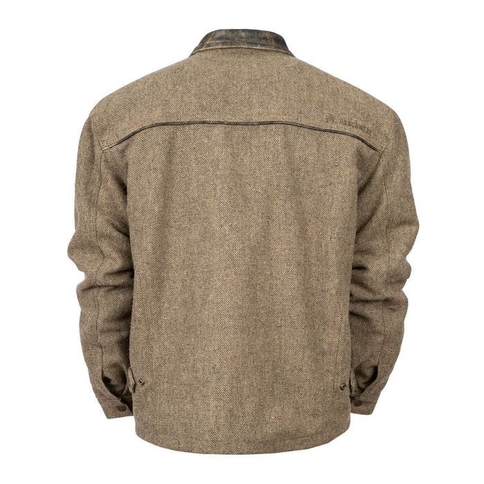 STS Ranchwear Mens Homesteader Heather Brown Wool Blend Wool Jacket
