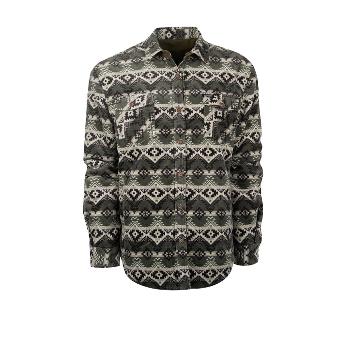 STS Ranchwear Mens Everette Reversible Olive/Khaki Poly/Cotton Cotton Jacket